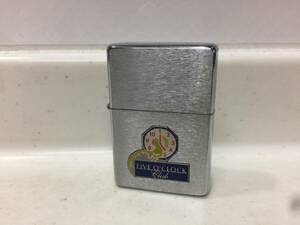 Zippo　ジッポー　FIVE O' CLOK club　ファイブ オクロック　1997年製　時計　未使用　　　T321　　　　　KJ1