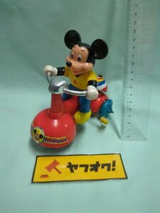 ビンテージ　ディズニー　ミッキー　フィギュア　ソフビ　マスダヤ　増田屋　三輪車　当時物