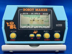 【動作メンテ品】LSIゲーム ROBOT MAKER ゲームウォッチ LCD　タカトクトイス 携帯ゲーム ロボットメーカー レトロ