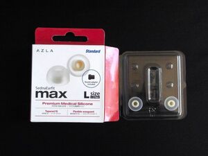 AZLA SednaEarfit MAX Standard Lサイズ 1ペア、ノズルアダプター 2ペア、未使用