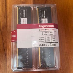 Gigastone デスクトップPC用メモリ DDR4 8GBx2枚 (16GB) DDR4-2666MHz