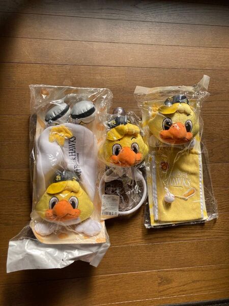 福岡ソフトバンクホークス ハリーグッズ3点