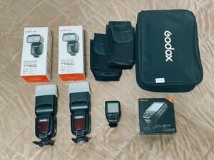 GODOX Godox ストロボ フラッシュ ワイヤレスフラッシュトリガー 送信機 Xpro-S (SONY用) TT660×2セット