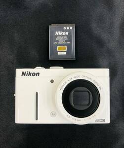 Nikon coolpix P310 ホワイト 通電ok バッテリー,カバー付き M7