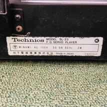 Technics テクニクス SL-23 ターンテーブル レコードプレイヤー ジャンク扱い C4_画像10