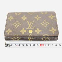 LOUIS VUITTON ポルトフォイユ トレゾール モノグラム 二つ折り財布 A2_画像9