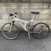 【ジャンク1円から！売切りです!】PEUGEOT プジョー JEANNE MTB クロモリ　26インチ　フルサス_画像1