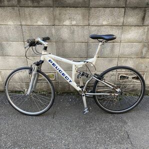 【ジャンク1円から！売切りです!】PEUGEOT プジョー JEANNE MTB クロモリ 26インチ フルサスの画像1