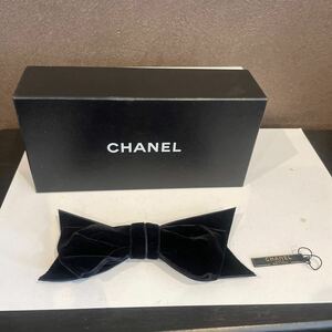 CHANEL Chanel лента брошь sue-do с коробкой прекрасный товар 