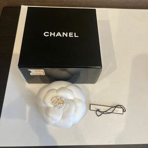 シャネル CHANEL カメリア ブローチ コサージュ 白花 