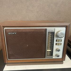 SONY 昭和レトロ FM AM ラジオ ホームラジオ ICF-9740 動作品　ラジオ受信確認済み