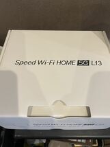 SPEED Wi-Fi Home 5G L13 未使用　ZTR02SWU au 2_画像2