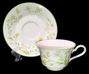 524 ノリタケ　アイボリーチャイナ　レヴァリィ　Noritake REVERIE　カップ&ソーサー　コーヒーカップ　未使用品