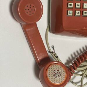 昭和レトロ 電話機 日本電信電話公社 600-P アンティーク プッシュホン インテリア の画像3