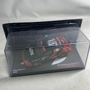 K203-069 未開封 デアゴスティーニ ラリーカーコレクション 1/43 Mitsubishi Lancer Evo IX Rally Argentina 2008 三菱 送料520円