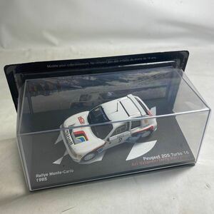 K203-072 未開封 デアゴスティーニ 1/43 Peugeot 205 Turbo 16 RALLYE MONTE CARLO 1985 Ari Vatanen / Terry Harryman 送料520円