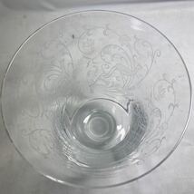 K203-121 バカラ Baccarat 花瓶 オールド バカラ BACCARAT 細密装飾 花器 グラス 中古現状品_画像7
