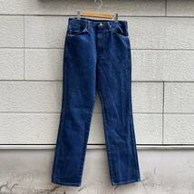 USED USA古着 ラングラー デニムパンツ ジーンズ 濃紺 Wrangler 936DEN アメリカ古着 vintage ヴィンテージ 33 × 34 ブロークンデニム_画像1