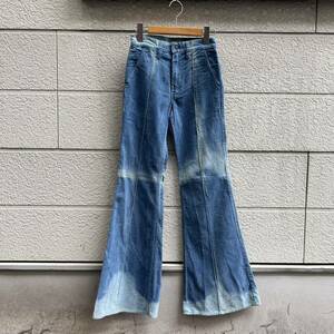 70s 80s 古着 リーバイス スーパーベル フレアパンツ ベルボトム ブーツカット Levi's コーデュロイ vintage ヴィンテージ フェイド ②