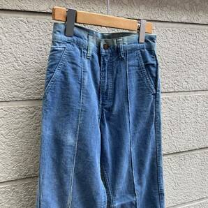 70s 80s 古着 リーバイス スーパーベル フレアパンツ ベルボトム ブーツカット Levi's コーデュロイ vintage ヴィンテージ フェイド ④の画像3