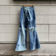 70s 80s 古着 リーバイス スーパーベル フレアパンツ ベルボトム ブーツカット Levi's コーデュロイ vintage ヴィンテージ フェイド ⑥_画像2