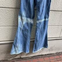 70s 80s 古着 リーバイス スーパーベル フレアパンツ ベルボトム ブーツカット Levi's コーデュロイ vintage ヴィンテージ フェイド ⑥_画像5