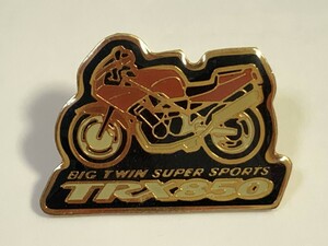 YAMAHA（ヤマハ） ピンバッジ TRX850 BIG TWIN SUPER SPORTS ②　当時物未使用品