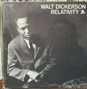 JAZZLP WaltDickerson /NEW JAZZ/NJLP8268A Sense of Direction オリジナル盤 /NJLP 875RELATIVITYオリジナル/this WaltDickerson国内盤 