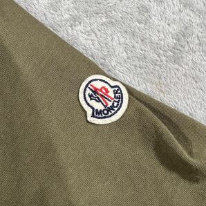 1円〜 美品 MONCLER モンクレール 半袖Tシャツ カモフラ カーキ 7218の画像3