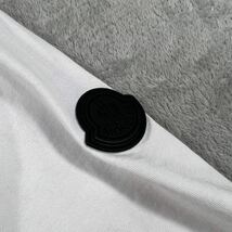 1円〜　MONCLER モンクレール　半袖Tシャツ　ホワイト　Mサイズ　7188_画像4
