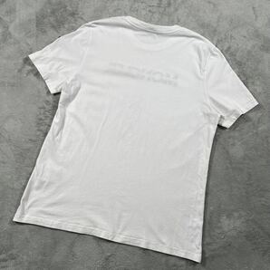 1円〜 MONCLER モンクレール 半袖Tシャツ ホワイト Mサイズ 7188の画像2