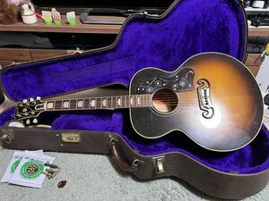 Gibson J200 / 92015019 ギブソン アコースティックギター 純正ハードケース付き おまけ付き 現状品 傷あり