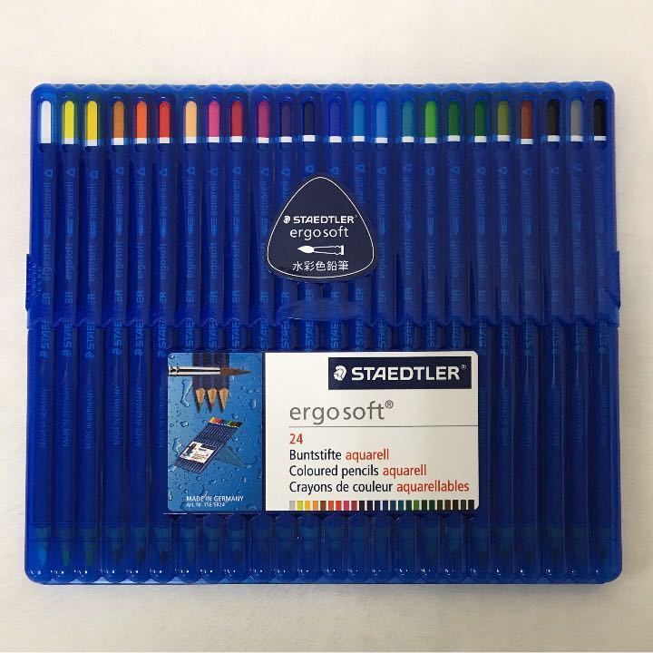 ステッドラー 色鉛筆 ジャンボ 3色(赤・青・黄) 油性色鉛筆 ノリス