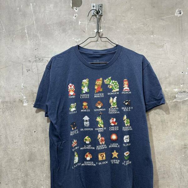 古着スーパーマリオブラザーズTシャツ 半袖 Mサイズ SUPER MARIO