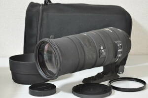 貴重レンズ シグマ SIGMA APO 150-500mm F5-6.3 DG OS HSM CANON用 ♯A5259