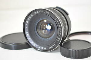 稀少品 チノン CHINONFLEX AUTO REFLEX 23mm F3.5 M42マウント ♯A5304