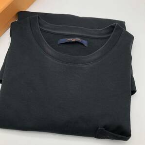 【鑑定済】LOUIS VUITTON ルイヴィトン ダミエポケット 黒 メンズ 半袖 Tシャツ XLの画像7