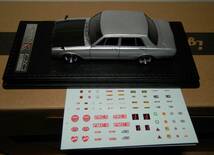 イグニッションモデル IG0249 1/43 Nissan Skyline 2000 GT-R (PGC10) Silver 1970 Circuit Ver 72/160_画像9