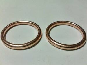  Hawk Bab CB400T CB400N CB400D CM400T muffler gasket Kitaco made exhaust gasket 