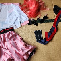 アズールレーン　サラトガ　異国風アイドル　Mサイズ　一円スタートコスプレ衣裳　ピンクスカートは内側黒と白の模様とパニエ_画像9