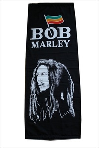 新品 ロングフラッグ BOB MARLEY ボブ マーリー フラッグ タペストリー 壁掛け ラスタ レゲエ ジャマイカ 0055