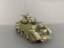 タミヤ1/35 アメリカ軍軽戦車M5A1 ヘッジホッグ完成品_画像1