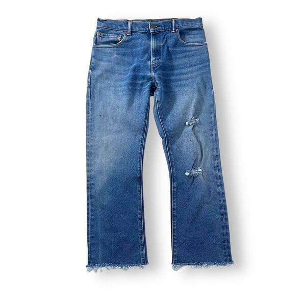 Levi's 517 デニム フレア ブーツカット ヒッピー カットオフ w33