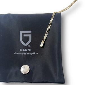 GARNI Crystal Pendant クリスタル ネックレス ゴールド