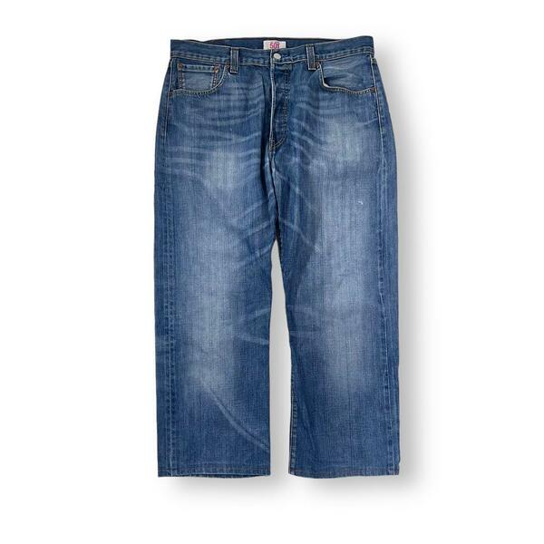 00s ユーロリーバイス Levi's 501 デニム 縦落ち w36 L34