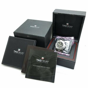 参考￥44万 １円 タグホイヤー アクアグラフ 2000 オート メンズ クロノ 黒文字盤 CN211A 時計 TAG Heuer 自動巻き 箱 CN211A.BA0353の画像3