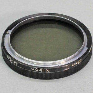 【09】 ニコン Nikon FILTER POLARIZING 52mm/LENS HOOD SCREW-IN TYPE FOR POLARIZING FILTERの画像4