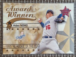 2002 Leaf Rookies & Stars #284 HIDEO NOMO Award Winners Los Angeles Dodgers Kintetsu Buffaloes