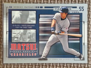 2004 Upper Deck Series 1 #HM16 HIDEKI MATSUI 2003 Rookie Chronicles New York Yankees Yomiuri Giants