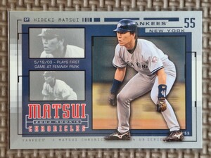 2004 Upper Deck Series 1 #HM18 HIDEKI MATSUI 2003 Rookie Chronicles New York Yankees Yomiuri Giants